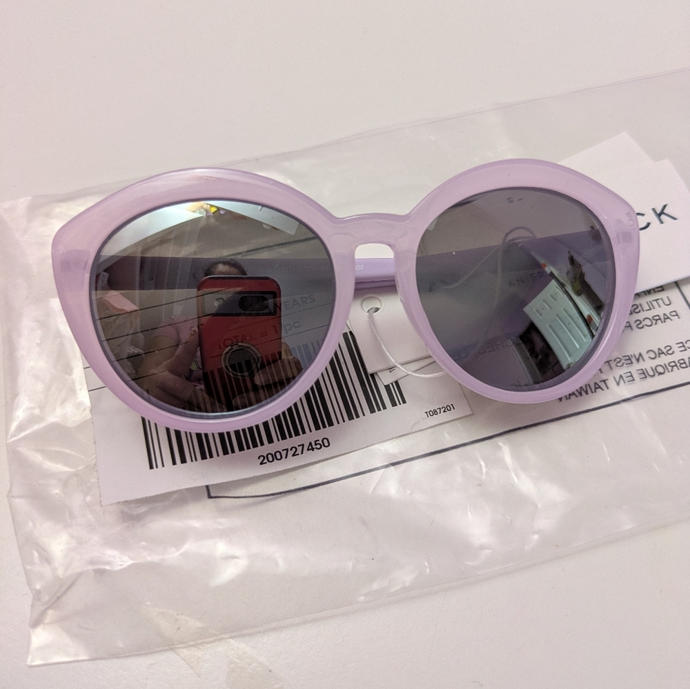 Janie and Jack Lilac Round Kids' Sunglasses